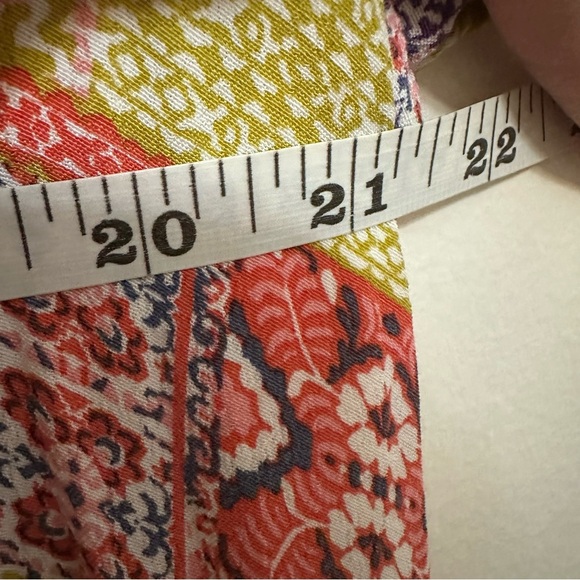 Anthropologie Robin Tiered Boho Patchwork Cottage Mini Dress XL - Picture 13 of 13